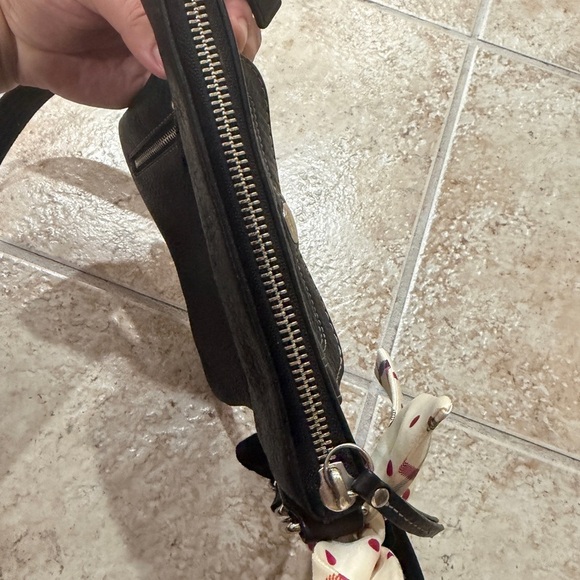 Coach Small Black Crossbody with Adorable Silk Bow - Picture 8 of 16